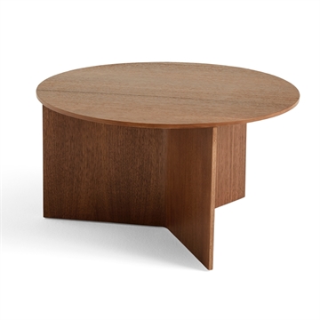 HAY Split Table Wood Round XL - Walnut